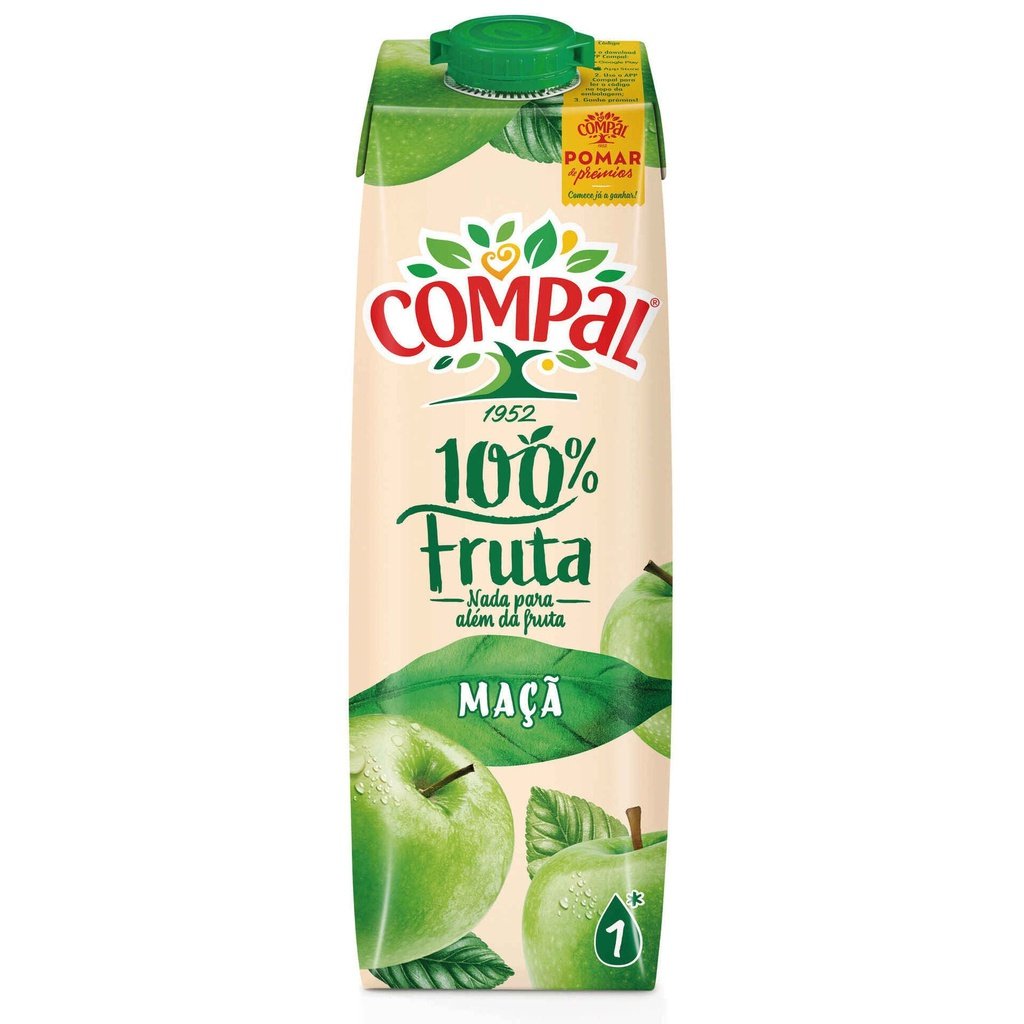 Compal Clássico Juice 100% Apple 1L