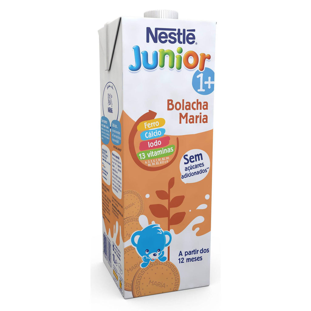 Nestlé Leite Junior 1+ Bolacha Maria 1L