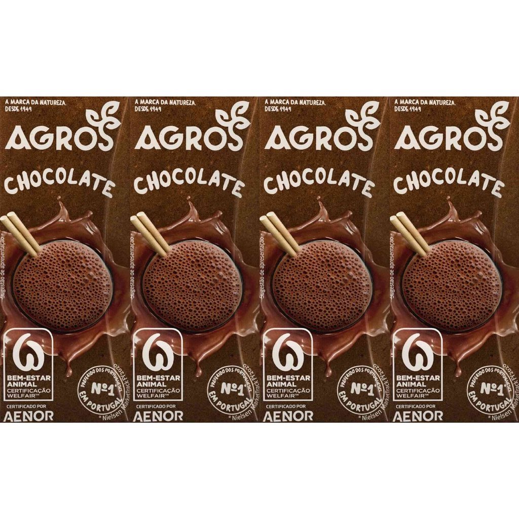 Argos Leite c/ Chocolate 4x200ml