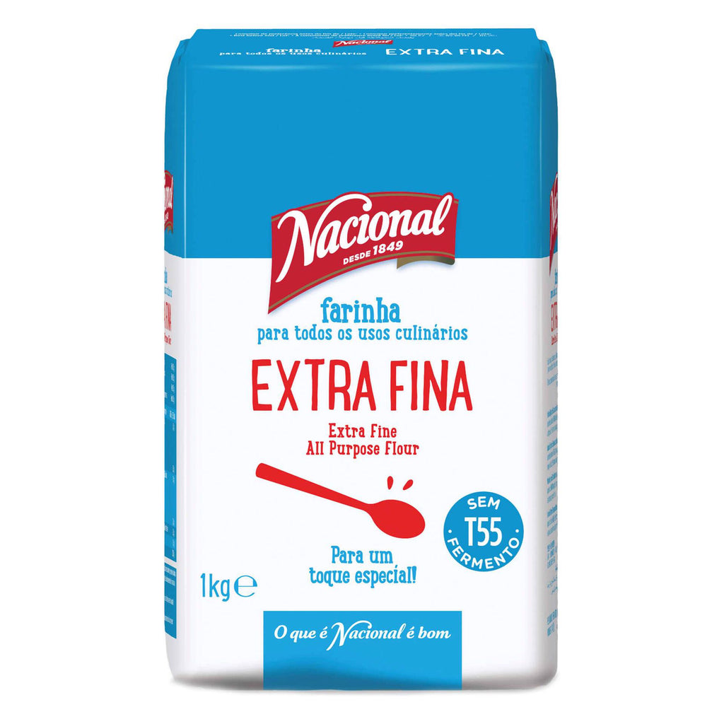 Nacional Farinha de Trigo Extra Fina 1kg