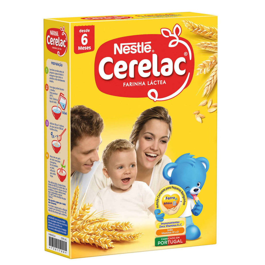 Papa Infantil Farinha Láctea Multicereais +6M