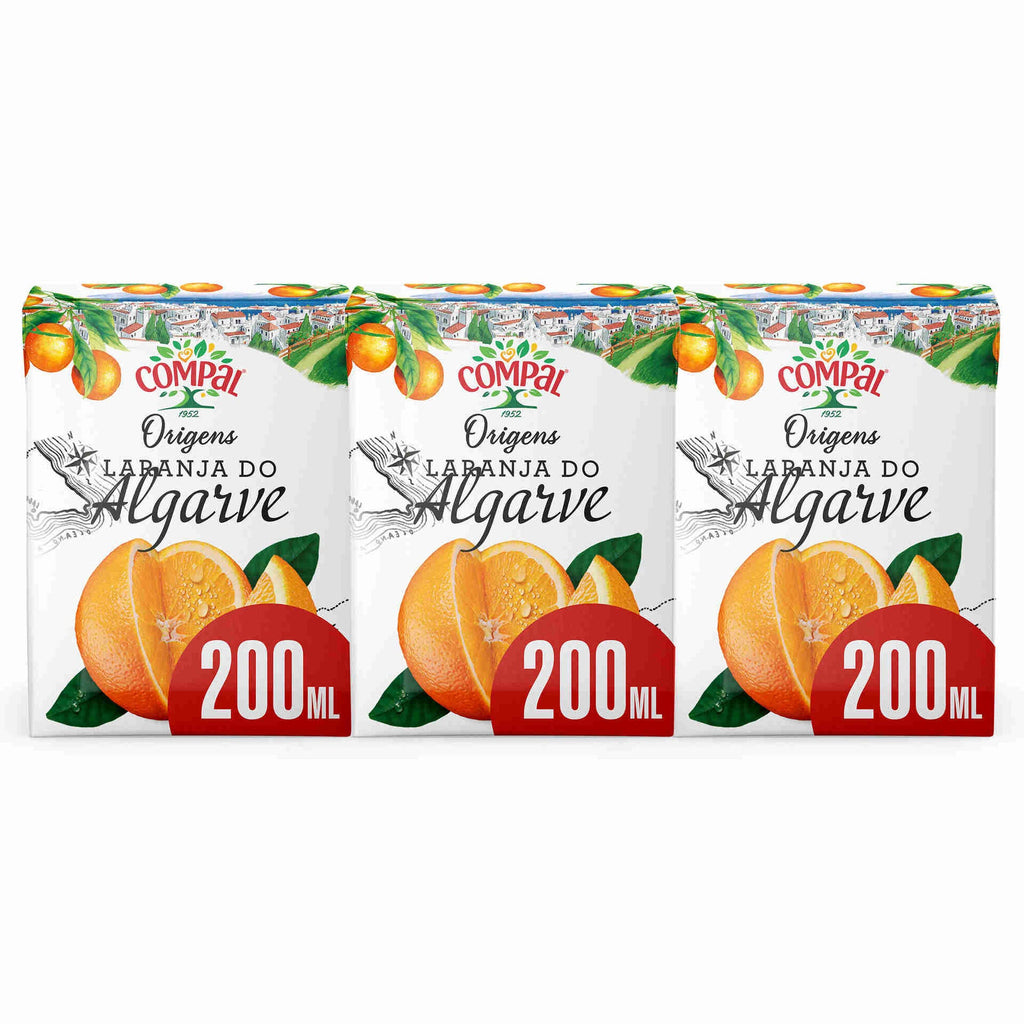 Compal Néctar Laranja do Algarve 3x200me