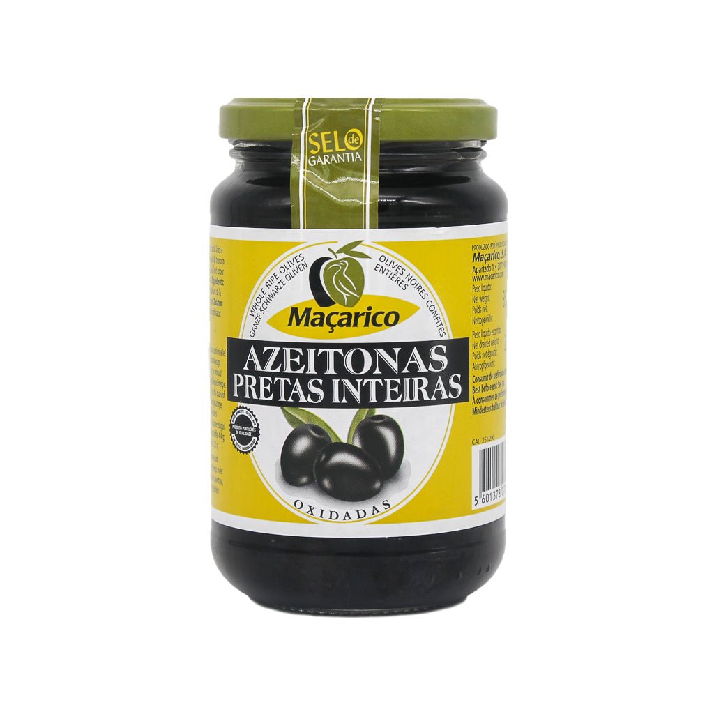 Maçarico Azeitonas Pretas Inteiras 350g